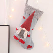 Christmas decorations, 3D faceless dolls, Christmas socks, Christmas gift bags, candy bags, elderly snowman gift bags - Follow yourDream