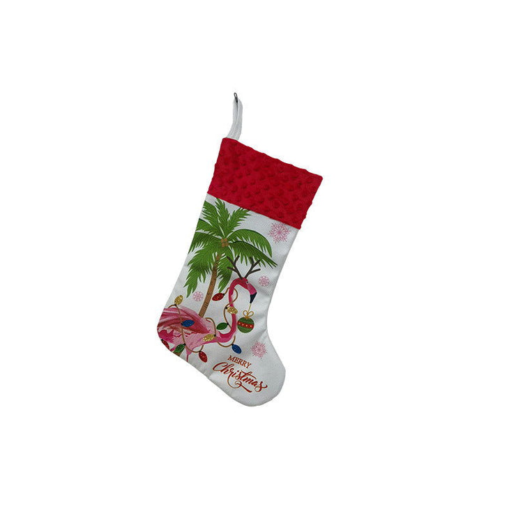 Christmas decorations Christmas ocean stockings flamingo Christmas stockings holiday gift bags Christmas tree ornaments - Follow yourDream