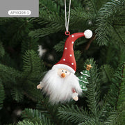 Christmas decorations, painted snowmen, Christmas pendants, Christmas tree ornaments - Follow yourDream