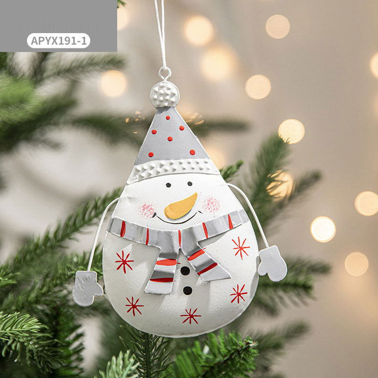 Christmas decorations, painted snowmen, Christmas pendants, Christmas tree ornaments - Follow yourDream