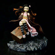 Dee Manshe Ghost Annihilation Blade Sitting Box Scene Stove Door Ni Douzi Handmade Anime Surrounding Model Decoration