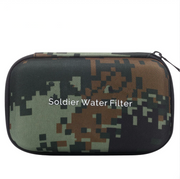 Outdoor water purifier, wilderness survival emergency rescue water filter, camping portable pump filter