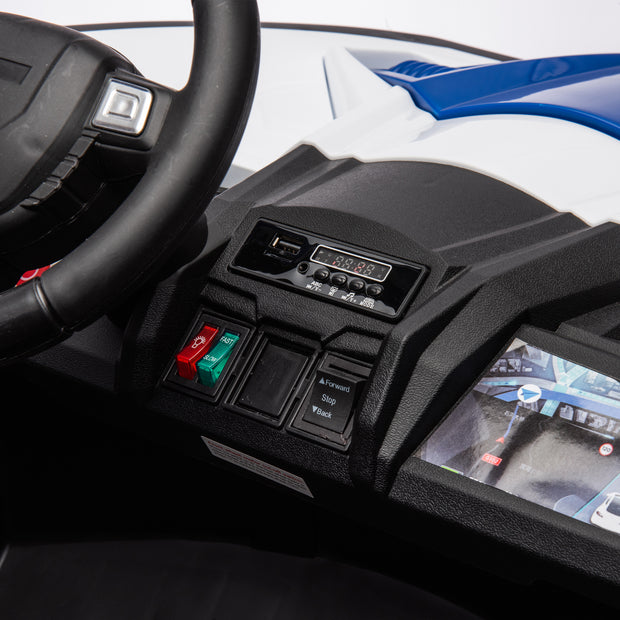 Side by Side 4x4 Ride on Off-Road Truck with Parent Remote Control, Battery Powered Electric Car - Follow yourDream