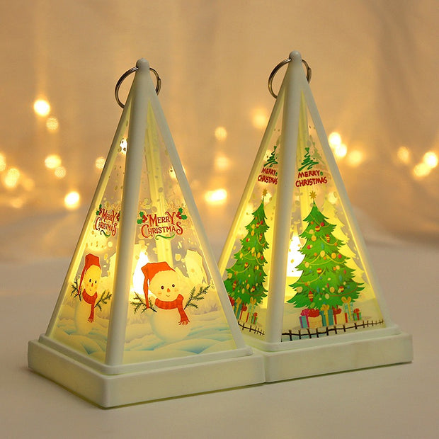 Christmas decorations children's handheld night lights Christmas Eve gifts ornaments atmosphere pendants