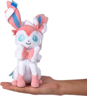 20cm Pokemon Sylveon Plush Toy Kawaii Anime Eevee Espeon Jolteon Vaporeon Stuffed Animal Doll for Children Christmas Gift