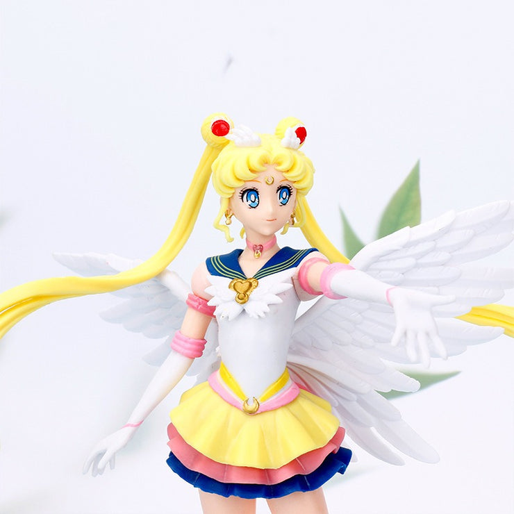 Dee Comic Society Beauty Girl Warrior Moon Hare Sailor Moon Standing Beauty Girl Handmade Anime Surrounding Model