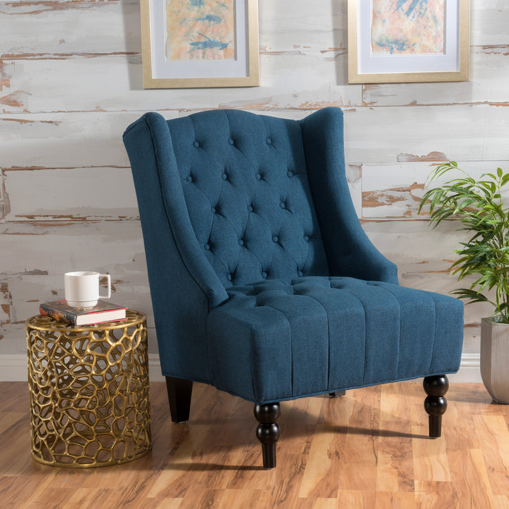 Upholstered Wingback Chair