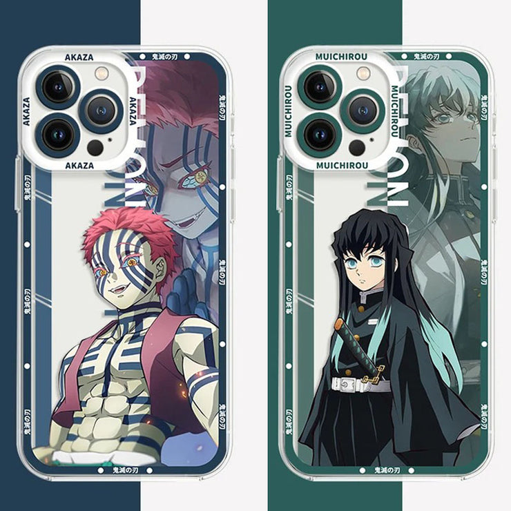 Ghost Slayer Phone Case Suitable for 15 Apple 14 Transparent iPhone 13 Pro Anime