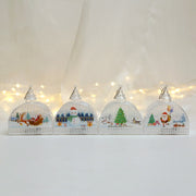 New Christmas decorations LED lights crystal palace lights window displays Christmas tree ornaments