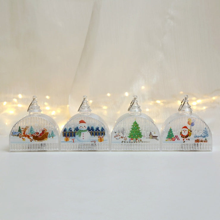 New Christmas decorations LED lights crystal palace lights window displays Christmas tree ornaments