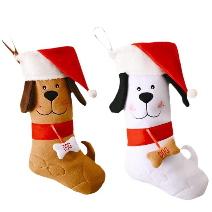 Christmas Decorations Christmas Dog Bone Gift Socks Creative New Pet Socks Christmas Socks Gift Bag