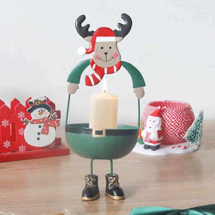 Christmas Candle Creative Romantic Old Man Christmas Eve Christmas Gift Decoration Decoration Snowman