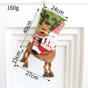 Christmas socks snowman socks decorative socks Christmas gift bags pendants