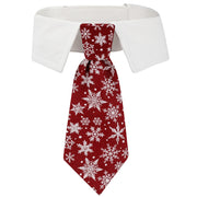 New British style handsome Christmas dog collar Christmas pet tie