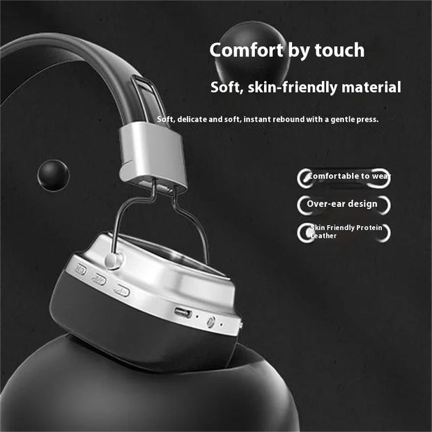 Retro On-Ear Wireless Headset Bluetooth Talking Headset Surround Sound Headset Bluetooth 5.3 DR02