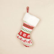 Christmas Knitted Socks Christmas Decorative Socks Candy Gift Bag Hanging Christmas Socks Hanging Gift Bag