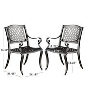 CAYMAN ARCH MESH I CHAIR(set of 2)