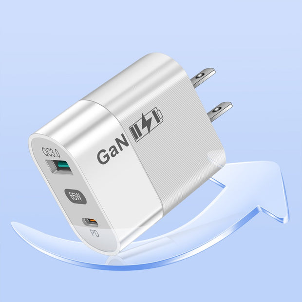 65W Gallium Nitride Charger GaN Charging Source Fast Charging Phone Charging Head