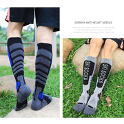 New Merino wool skiing socks with thickened towel bottom for men and women's outdoor winter high tube hiking socks