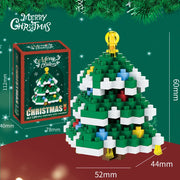 Compatible with building blocks, small particle assembly, snowman, Christmas reindeer, Christmas gifts, children's toy gifts