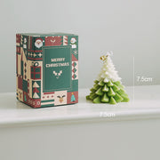 Christmas Tree Candles Custom Decorative Handmade Home Fragrance Soy Wax Candle Aromatic Candles for Gift