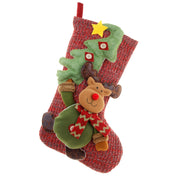 Christmas Decorations Large Knitted Knitted Knitted Socks Gift Bag Children's Candy Socks Pendant Christmas Socks