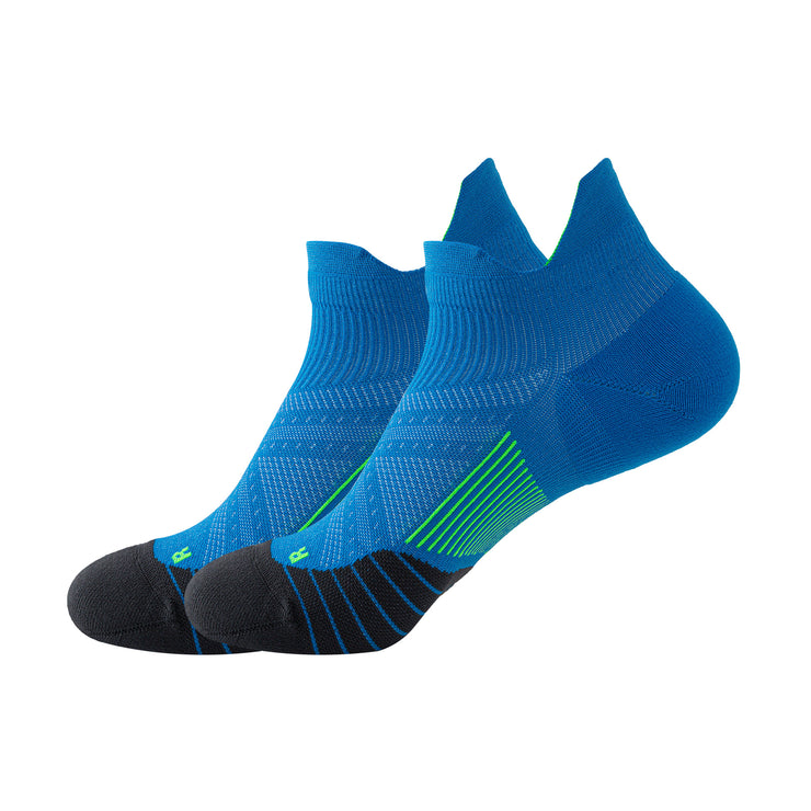 Professional sports socks for men and women, shallow socks for fitness and running, towel bottom, anti slip and wear-resistant sports boat socks