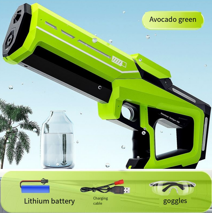 Pulse electric continuous automatic water absorption and strong water spraying high-pressure and large capacity water gun