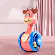 Little Deer Tumbler Children's Puzzle Early Education Toy Baby Soothing and Soothing Cartoon Shaped Cute Dinosaur