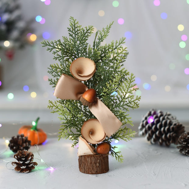 New Christmas Decorations Mini Christmas Tree Window Display Desktop Atmosphere Decoration Potted Christmas Tree