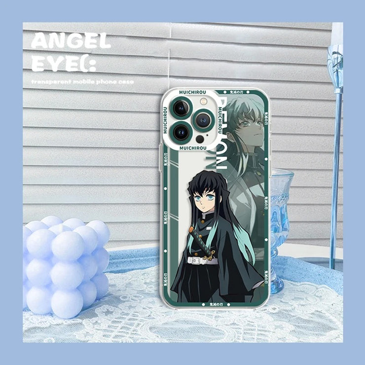 Ghost Slayer Phone Case Suitable for 15 Apple 14 Transparent iPhone 13 Pro Anime