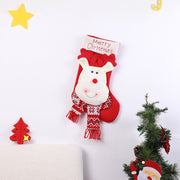 Large Christmas Socks Decoration Santa Claus Snowman Elk Christmas Bag Candy Socks Christmas Socks Gift Bag