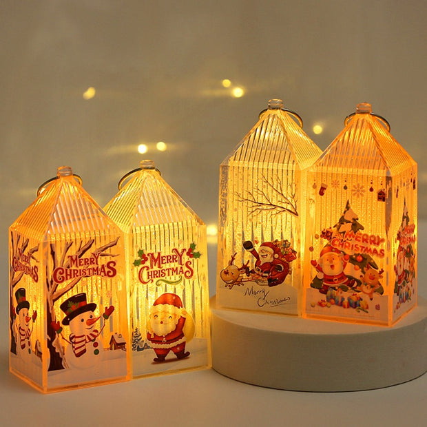 Christmas Children's Christmas Eve Gift Handheld Night Light Display Window Tree Pendant Decoration Props