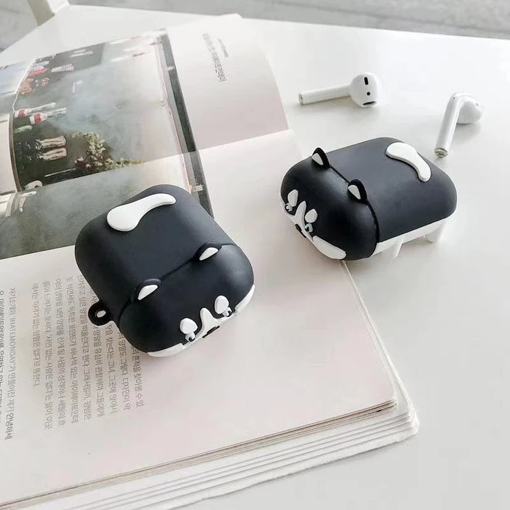 Huskie Dog for Airpods Case for Charging Box Wireless Earphone Cover Case Silicone Headphone Protective Cover Case for AirPods 2 - Follow yourDream