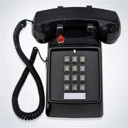 Black landline telephone Plastic Home office Retro Wire Landline fixed Phone Europe style