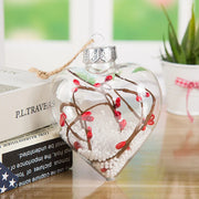 Love Transparent Merry Christmas Ball Christmas Ornament