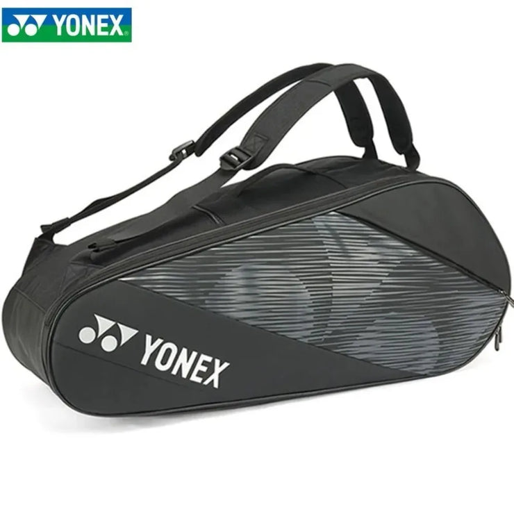 YONEX PU Sports Racket Bag for 8 pcs Badminton With Shoes Pocket Unisex Shuttlecock Accessories Tennis Racquet Backpack