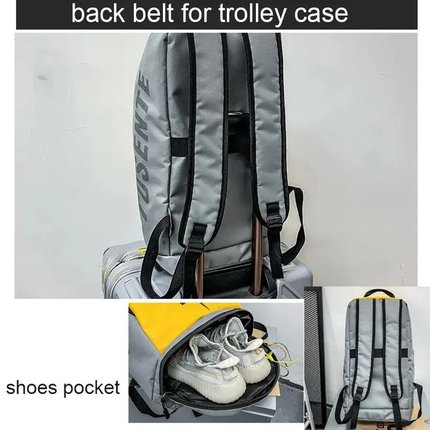 Large Sport Travel Gym Bag Women Fitness Hangbag Waterproof Multi-Functional Shoes Warehouse Travel Pack Sports Shoulder Bags - Follow yourDream