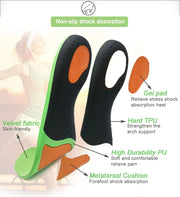 Insole Orthopedic X/O Leg Correction Cuttable High Elastic Cushion Outdoor Hiking Travel Essentials Flat Arch Support Sports