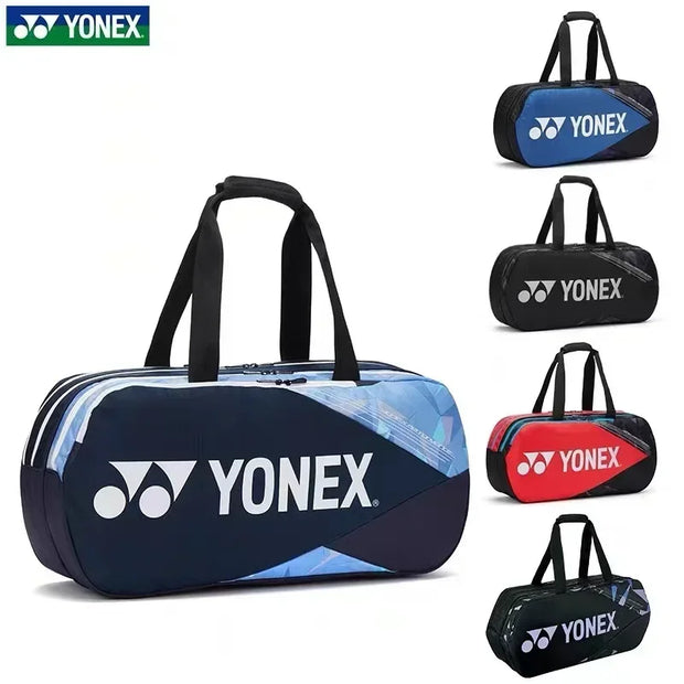 YONEX-Mochila De Tenis De Bádminton Para Hombre Y Mujer, Bolsa Cuadrada Portátil, 6 piezas con compartimento para zapatos indepe