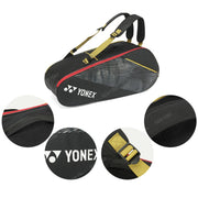 Professional Yonex Badminton Bag Sports Backpack With Shoes Compartment For 3-4 Racquets