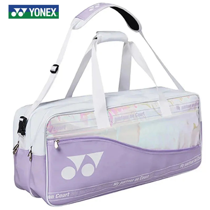 Yonex Genuine Badminton Racquet Bag Sports Tennis Racket Backpack with Shoe Compartment Large Capacity Tennis Accessories