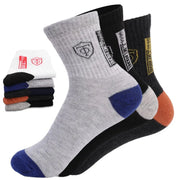 Breathable Cotton Sports Stockings Men Bamboo Fiber Autumn and Winter Men Socks Sweat Absorption Deodorant Business Sox