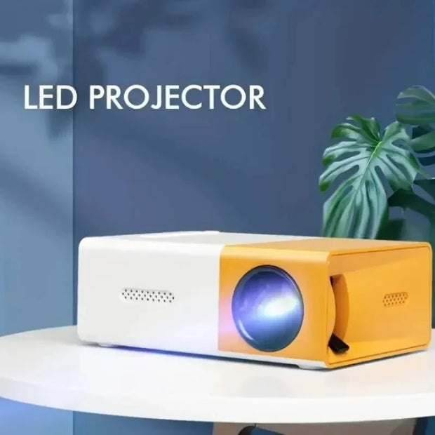 YG300 multimedia entertainment projector, home theater, outdoor entertainment, can be charged by mobile power supply