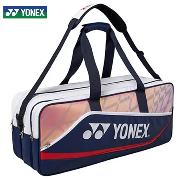 Yonex Genuine Badminton Racquet Bag Sports Tennis Racket Backpack with Shoe Compartment Large Capacity Tennis Accessories