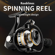 ROOBLINOS RY Spinning Reels Saltwater Freshwater Fishing Reel Ultralight Metal Frame Smooth And Tough High Speed Fishing Reels