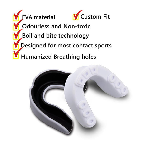 Mouth Guard Adults Junior Mouth Guard Sports Mouthguard for Football Wrestling Hockey Lacrosse Boxing for Contact Combat Sport