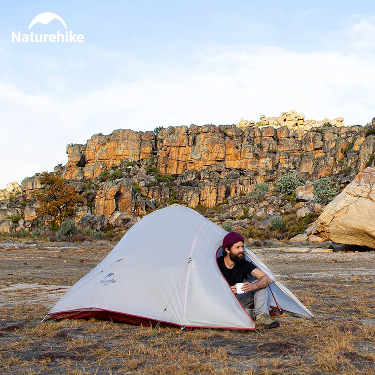 Naturehike 2 Person Camping Tent Ultralight Waterproof Nylon Trekking Tents Hiking Backpacking Shelter Tent Outdoor Travel Tent - Follow yourDream