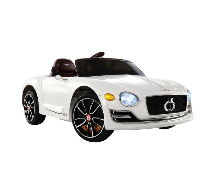 Kids Electric Ride on Car Bentley Licensed EXP12 Toy Cars Remote 12V White