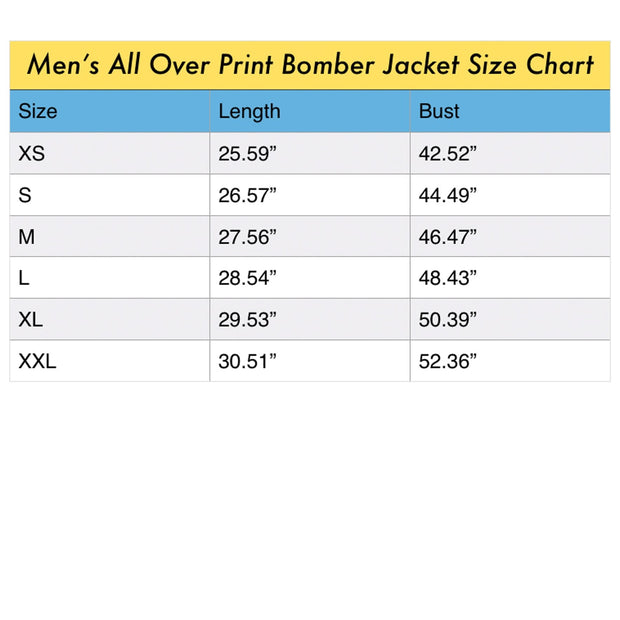 THE KING OF THE FIELD III All Over Print Bomber Jacket for Men - Follow yourDream
